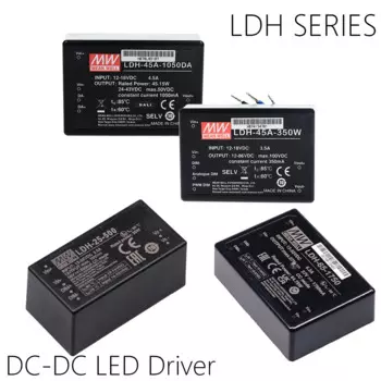 LDH-25/65-700 DC Step up с драйвером постоянного тока для светодиода 45w 350/500/700/1050/1400/mA DALI, драйвер meanwell
