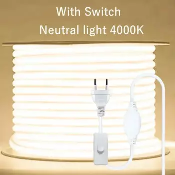 LDHLM COB светодиодная лента 220В теплый белый