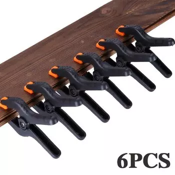 LDKGJJS Пластиковые нейлоновые зажимы 6 шт., 3 дюйма