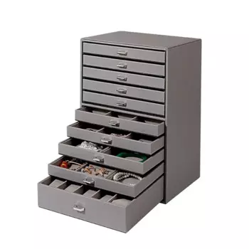 Кожаная шкатулка для украшений