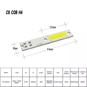 LED автомобильная фара C6 H7 H4 LEDXR CSP
