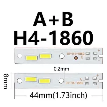 LED автомобильные фары DT&ZM H4 20-30Вт 2шт