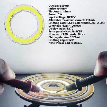 LED COB Angel Eyes автомобильные кольца подсветки DT&ZM