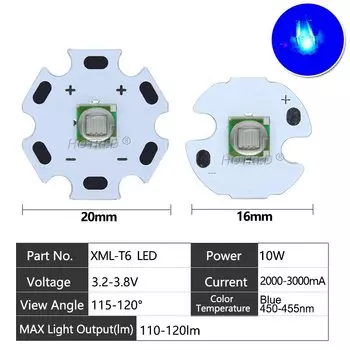 LED диоды XLM 5050-L2 для фонариков