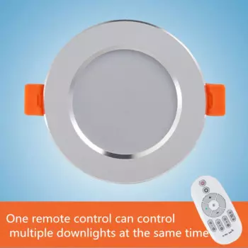 LED Downlight Ceiling Light Dimmable with Remote Control Recessed Mounting AC 100-240V 6W/9W/12W Светильник Потолочный