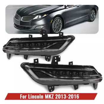 LED Front Bumper DRL Fog Light Lamp For Lincoln MKZ 2013 2014 2015 2016 car accessories DP5Z15A201D DP5Z15A201B