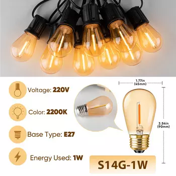 LED гирлянда Grensk S14 220В