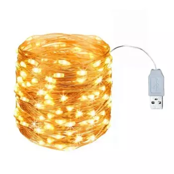 LED Гирлянда OKAL RED EAST теплый белый 1 метр