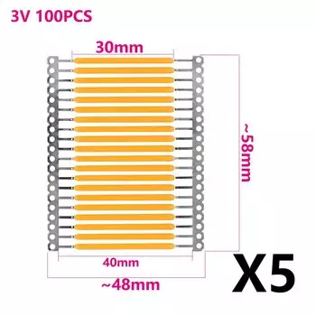 LED лампы накаливания BING&SEN 3В 40мм