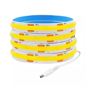 LED лента HEGEHE 5В тёплый белый с датчиком движения