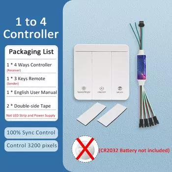 LED лента MJJC WS2811 "Лошадиная гонка", 24В, 5/10/20 м, холодный/теплый/натуральный белый