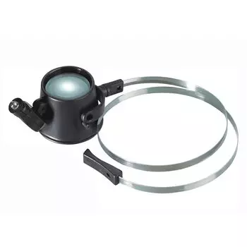 LED лупа 15х с ремешком WREOW