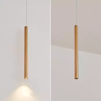 LED люстра IWP ар-деко серебряно-медно-розового золота 7 Вт