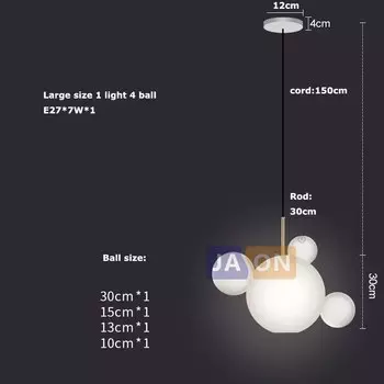 LED люстра NoEnName_Null золотая с прозрачным белым стеклом