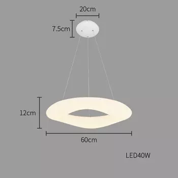 LED люстра XunShiNi в форме пончиков
