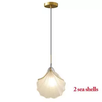 LED настенные светильники Chi Light, стеклянный абажур, янтарный/прозрачный/белый