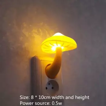 LED ночник-гриб coolcells, светло-зеленый, синий, красный