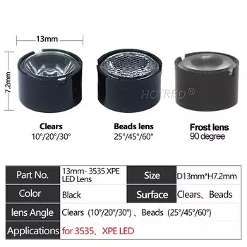 LED объектив HotRed 13 мм