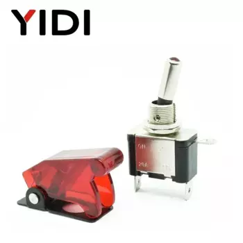 LED тумблер YIDI 12В 20А красный/зеленый