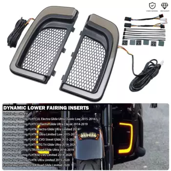 Фонарь с поворотником, внутренняя обтекатель, подходит для Harley Touring Street Glide Road Glide Electra Ultra Classic 2014 и выше