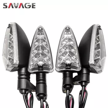 Светодиодный индикатор указателя поворота для Aprilia RSV 4R Caponord 1200 RS4 125 SXV550 SR Motard 125, передняя/задняя лампа мотоцикла