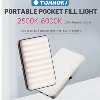 Led Video светильник 3200-6500K 2000mAh Type-C камера
