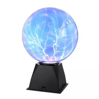 LEDMOMO 8-дюймовый сенсорный плазменный шар, лампа, глобус, новинка, игрушка для детей с вилкой европейского стандарта (синий свет), плазменный глобус