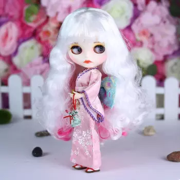 Ледяная кукла DBS Blyth 1/6 bjd шарнирная кукла для тела специальные глаза длинные ресницы спящие глаза включая одежду обувь сумка 30 см игрушки