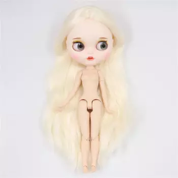 Ледяная кукла DBS Blyth белая кожа шарнирное тело bjd игрушка на заказ матовое лицо 30 см игрушка bjd подарок для девочек