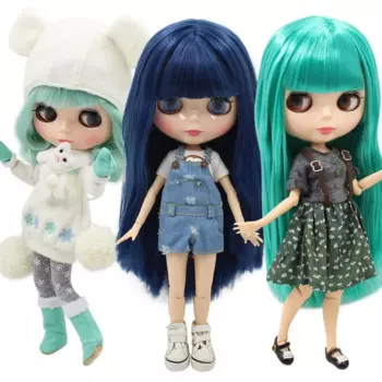 Ледяной DBS Blyth кукла игрушка 30 см 1/6 bjd натуральная кожа совместное тело блестящее лицо случайные глаза цвета игрушки Аниме Девушки подарок