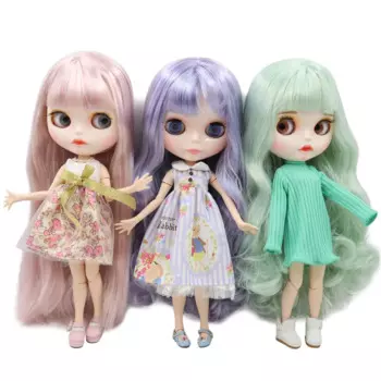 Ледяной фабрики blyth кукольные 1/6 BJD 30 см игрушка шарнирное тело голая кукла случайных глаз цветов