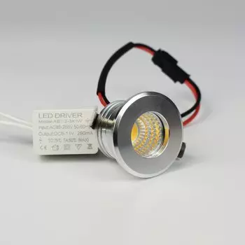 LEDSONLINE Мини-светильники COB 3Вт теплый белый