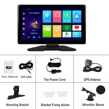 LeeKooLuu 2 + 32G Android 13,0 автомобильное радио 9 "Carplay Android автомобильный мультимедийный плеер GPS Wifi Bluetooth Apple Airplay Для VW Ford