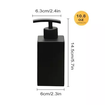 Leeseph черный диспенсер для жидкого мыла из нержавеющей стали