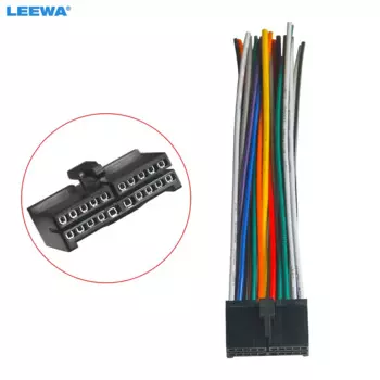LEEWA 20Pin универсальный автомобиль вторичного рынка головное устройство DVD стерео радио жгут проводов кабель Разъем # CA2326