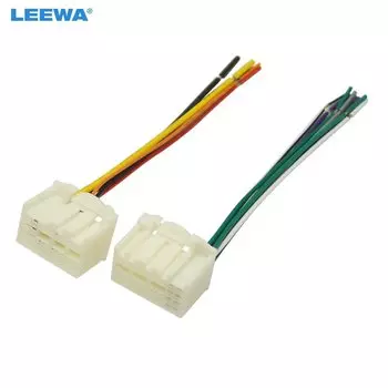 LEEWA 35-контактный автомобильный стерео жгут проводов адаптера разъем в радио для KIA K2/K3/K4/Elantra/Mistra/Tucson OEM заводское радио