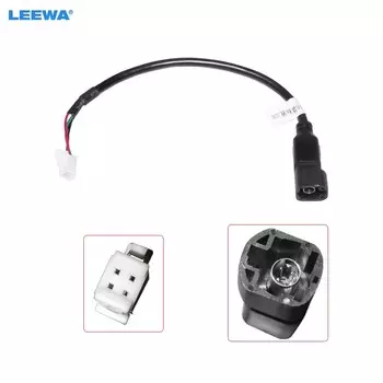 LEEWA автомобильное аудио радио, 4-контактный разъем, переходник, порт USB, адаптер для Peugeot (16-20), автомобильный USB-кабель, передача # CA7779