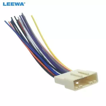 LEEWA автомобильный 20-контактный аудио стерео жгут проводов адаптер для Nissan/Subaru/Infiniti установка послепродажного обслуживания CD/DVD стерео # CA2938