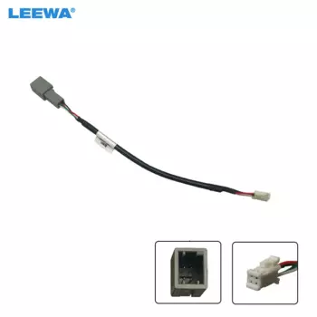 LEEWA автомобильный аудио радио 4-контактный разъем для смены порта AUX адаптер для Toyota Corolla RAV4 Camry AUX кабель передачи # CA7237