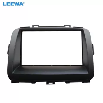 LEEWA автомобильный двойной Din DVD Радио фасции рамка для KIA Carens 2013 приборная панель Адаптер для монтажа на панель комплект # CA5185