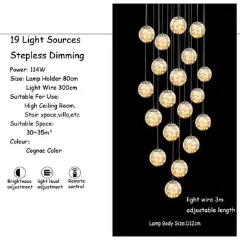 LEFAN Потолочная люстра из стекла