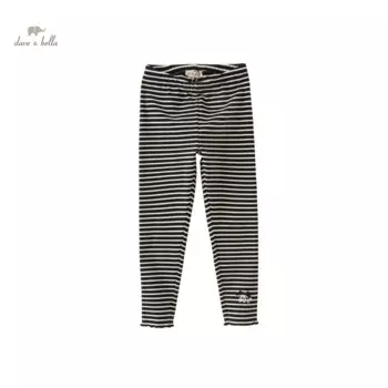 Леггинсы детские в полоску, из хлопка, DK1248288