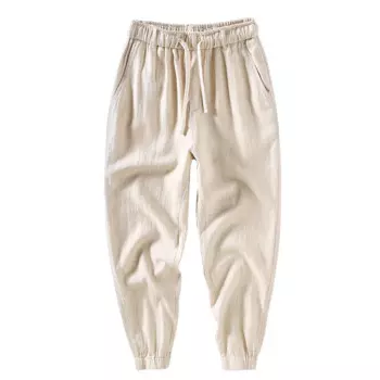 Леггинсы мужские из рами, с эластичным поясом