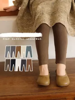 Леггинсы однотонные для девочек 1, 2, 3, 4, 5, 6, 7 лет