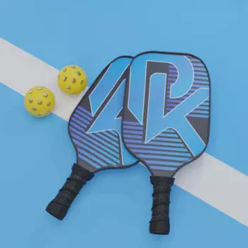Легкая ракетка POWKIDDY Pickleball, базовый уровень на профессиональный уровень, подходит для использования внутри/вне помещений, для мужчин/женщин,