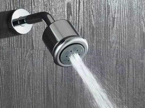 Лейка для душа, 3-струйная, из АБС-пластика, хромированная, 3 функции