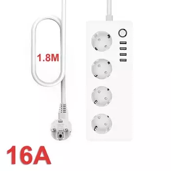 LELLKI Zigbee удлинитель 1,8 с Alexa SmartThings