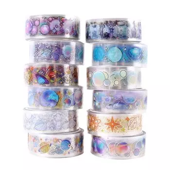 Лента для скрапбукинга YOUQIWJ золотая 12 шт