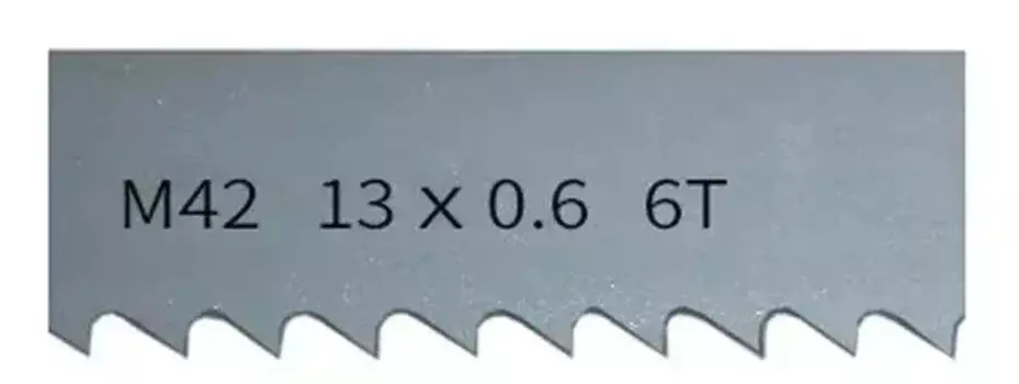 Ленточные пильные полотна M42 биметаллические 1/2", 13 мм, 6/8/10/14 ТPI для резки дерева и металла