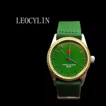 LEOCYLIN винтажные механические часы с ручным управлением для мужчин 36 мм, китайские уникальные наручные часы-пилот, военные мужские часы Relogio Masculino